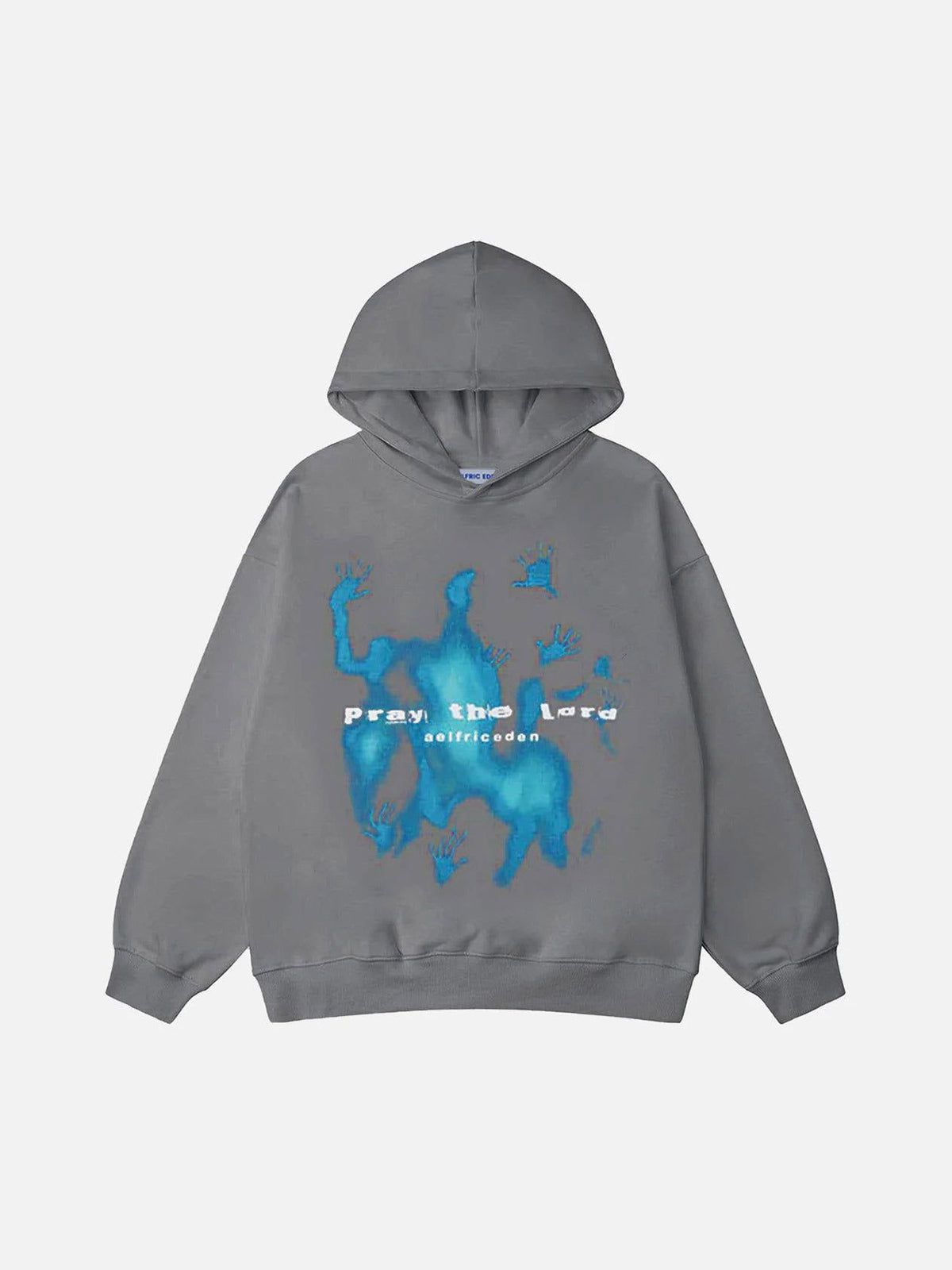 Abstraction Shadow Print Hoodie